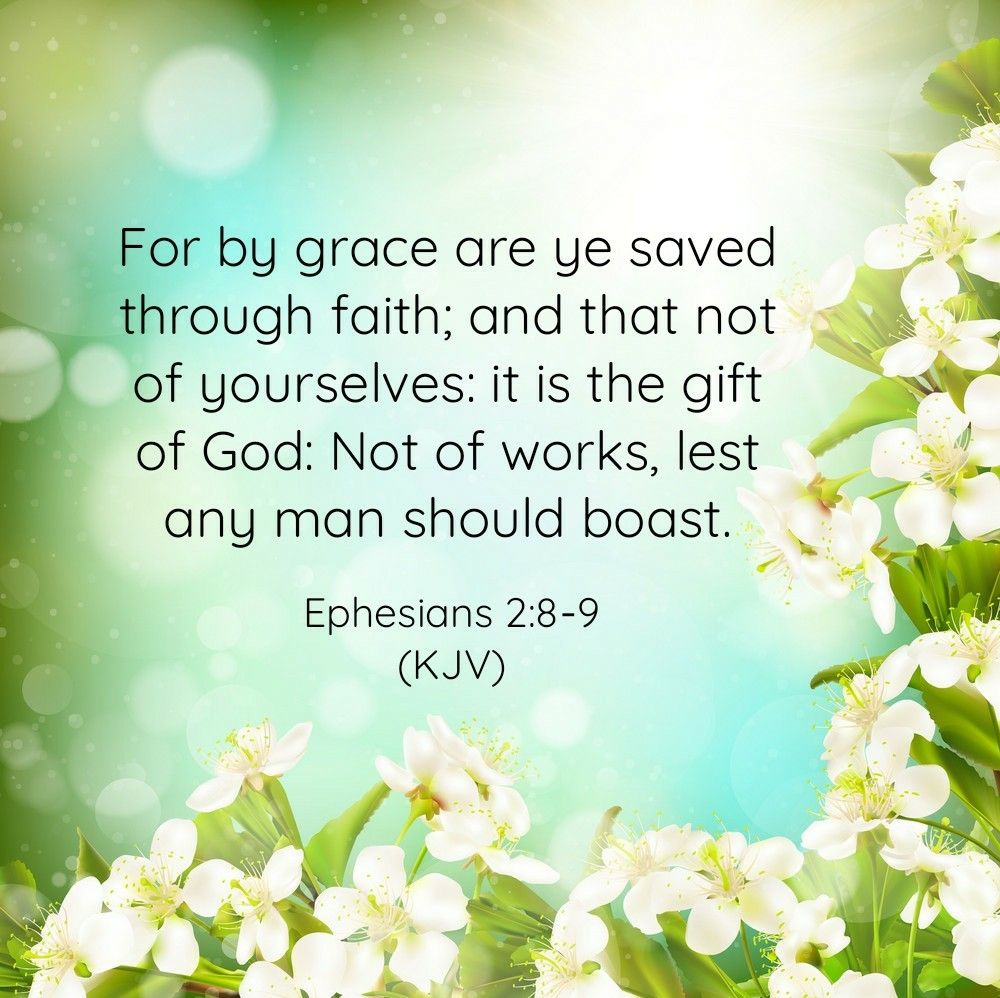 BY GRACE YOU ARE SAVED